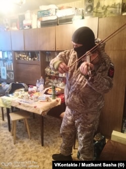 Velimirovic posted this photo on VKontakte. RFE/RL could not determine that he is the man in the photo.