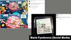 Instagram posts by Maria Fyodorova, the listed director of the Russian electronics importer Mikropribor, indicating her connection to the Izhevsk Radio Plan (IRZ). The U.S. government says the plant "develops items and technologies for Russia's military."