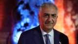 Reza Pahlavi, the eldest son of the last Shah of Iran, attends an event at the Yad Vashem Holocaust memorial museum in Jerusalem on April 17. 