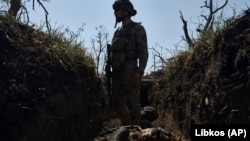 Ukrainian Forces Seize Russian Trenches -- And Their Dead -- Near Bakhmut
