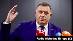 Milorad Dodik is president of the Republika Srpska entity that makes up half of Bosnia.