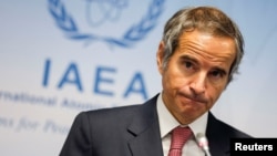 The head of the International Atomic Energy Agency Rafael Grossi (file photo)