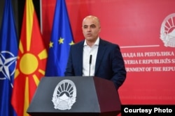North Macedonia's prime minister, Dimitar Kovacevski (file photo)