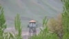 A watchtower in Tajikistan near the border with Afghanistan.